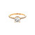 18K Yellow Gold 1.11ct Lab Diamond Engagement Ring | Shin Brothers Jewelers Inc.