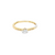 14K Yellow Gold Solitaire Oval Diamond 3.5mm band 11007240 | Shin Brothers*