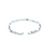 14K White Gold Oval Link Bracelet 20002167 | Shin Brothers*