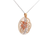 14K Tricolor Gold Mother of Pearl Flower Charm 52002407 | Shin Brothers*
