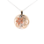 14K Tricolor Gold Mother of Pearl Flower Charm 52002407 | Shin Brothers*