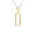 14K Yellow Gold Bar Holder Charm 50004332 | Shin Brothers**