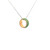 14K Yellow Gold Green Jade Ring Charm 52002430 | Shin Brothers* 