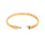 14K Yellow Gold Diamond 7" Bangle | Shin Brothers Jewelers Inc.