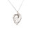 Sterling Silver Heart Diamond Pendant 81010966 | Shin Brothers