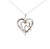 Sterling Silver Heart Diamond Pendant 81010966 | Shin Brothers