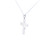 14K White Gold Cross Crucifix Charm 50004416 | Shin Brothers