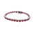 14K White Gold Ruby Diamond Bracelet 21001029 | Shin Brothers