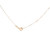 14K Yellow Gold Pavé Cubic Zirconia Clover Necklace | Shin Brothers Jewelers Inc.