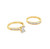 14K Yellow Gold Diamond Engagement Ring Set 11410033 | Shin Brothers