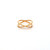 18K Infinity Yellow Gold Diamond Ring 11007491 | Shin Brothers