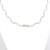 14K White Gold Lab-Created Diamond Wavy Tennis Necklace 31410009 | Shin Brothers