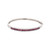 14K White Gold Ruby Diamond Bangle 23100017 | Shin Brothers