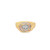 14K Yellow Gold Mens Diamond Signet Ring 11007505 | Shin Brothers