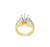 18K Yellow Gold Diamond Engagement Ring Setting 11007518 | Shin Brothers**
