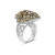18K White Gold Fancy Diamond Heart Ring RA824B | Shin Brothers