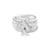 14K White Gold Diamond Layered Ring RH005A | Shin Brothers