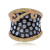 18K Rose Gold Yellow & Rose Cut Diamond Statement Ring RB340 | Shin Brothers