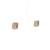 14K Yellow Gold Diamond Square Stud Earrings 41002956 | Shin Brothers