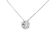 14K White Gold Lab Diamond Necklace 31410014 | Shin Brothers