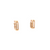 14K Yellow Gold Diamond Rectangle Earrings 41002962 | Shin Brothers**
