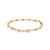 14K Yellow Gold Fancy Diamond Bracelet 21001042 | Shin Brothers
