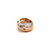 14K Two Tone Gold Interwoven Diamond Ring 11007529 | Shin Brothers