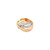 14K Two Tone Gold Interwoven Diamond Ring 11007529 | Shin Brothers