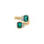 14K Yellow Gold Diamond Emerald Ring 12003382 | Shin Brothers