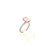 14K White Gold Vivid Pink Oval Lab Diamond Engagement Ring 11410056 | Shin Brothers