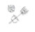 14K White Gold Lab Grown Diamond Stud Earrings 41002839 | Shin Brothers**