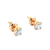 14K Yellow Gold Lab Grown Diamond Stud Earrings 41410063 | Shin Brothers