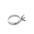 14K White Gold Diamond Engagement Ring Setting 11007535 | Shin Brothers*