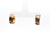 14K Two Tone Gold Hoop Earrings 40003427 | Shin Brothers*