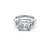 14K White Gold Lab Square Cut Diamond Engagement Ring 11410067 | Shin Brothers