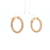 14K Yellow Gold Lab Grown Diamond Inside Out Hoop Earrings 41410066 | Shin Brothers