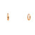  14K Yellow Gold Diamond Cut Huggies Earrings 40003452| Shin Brothers*
