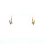 14K Yellow Gold Diamond Nail Huggie Earrings 41002970 | Shin Brothers*