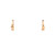  14K Yellow Gold CZ Huggie Earrings 42003635| Shin Brothers*
