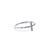 14K White Gold 0.10-carat Diamond Cross Ring 11007557| Shin Brothers**
