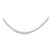 14K White Gold Lab Grown Diamond Tennis Necklace 31410020 | Shin Brothers**