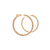 14K Yellow Gold Lab Grown Diamond Inside Out Hoop Earrings 41410080 | Shin Brothers