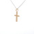 14K Yellow Gold Diamond Cross Pendant 51002317 | Shin Brothers*