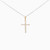 14K  Yellow Gold Diamond Cross Pendant  51002315 Shin Brothers*