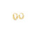 14K Yellow Gold Diamond-Cut Huggie Earrings 40003462 | Shin Brothers*