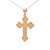 14K Two Tone Gold Crucifix Charm 50004444 | Shin Brothers**