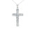 14K White Gold Crucifix Pendant 50004443 | Shin Brothers**