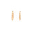 14K Yellow Gold Diamond Cut Hoop Earrings 40003463 | Shin Brothers*