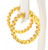 80000481 Silver Fancy Gold Plated Hoop Earrings