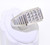 14K White Gold Men's Diamond Ring 11002246  | SHIN BROTHERS INC